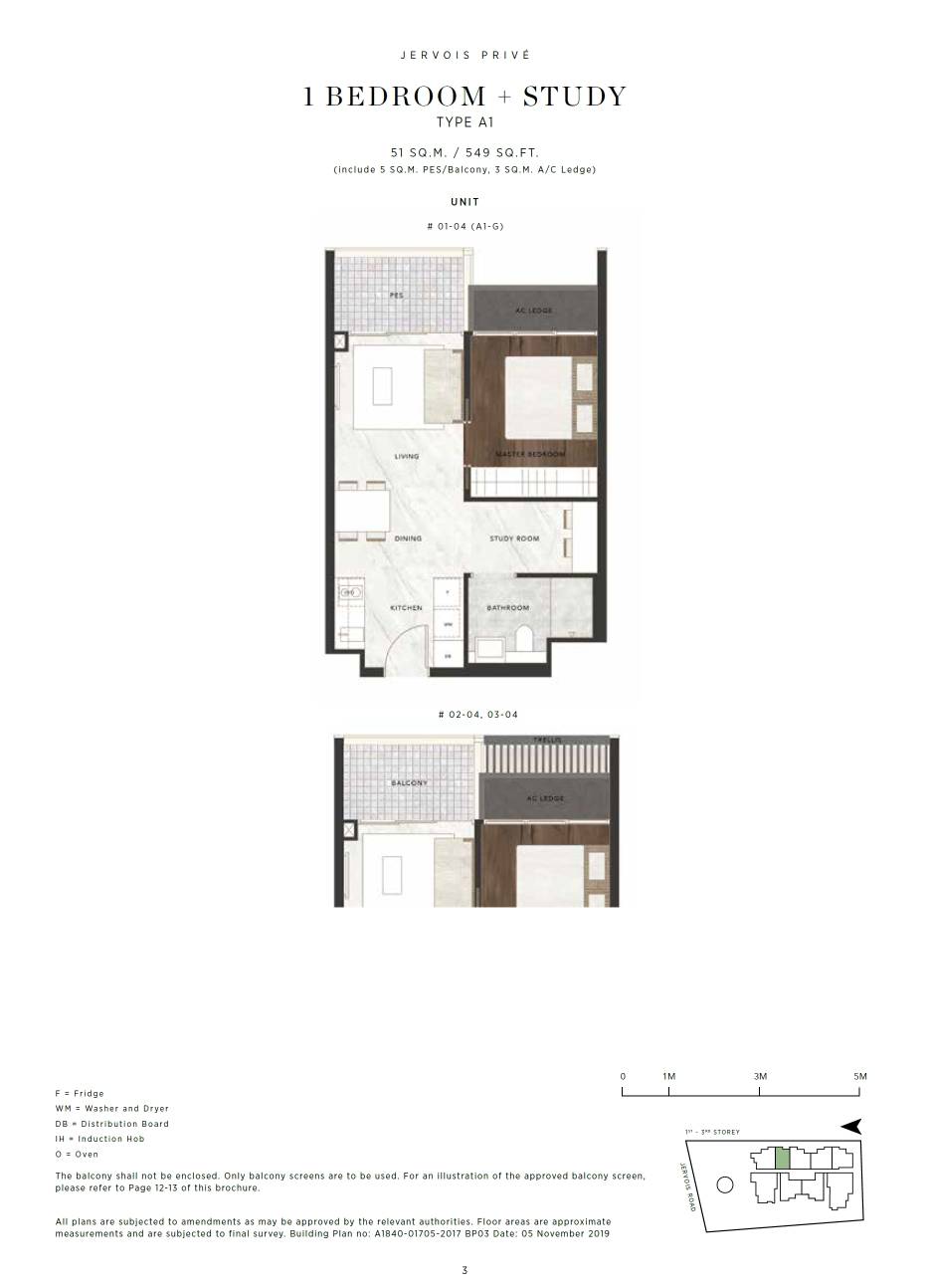 Jervois Prive Floor Plan
