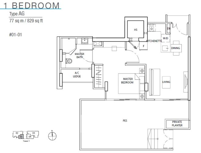 The Line @ Tanjong Rhu Floor Plan